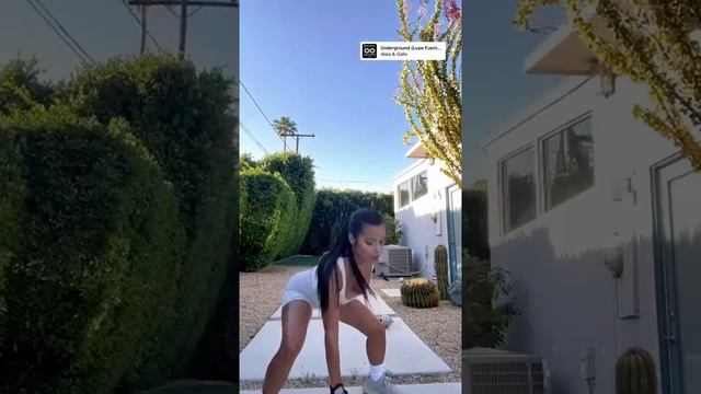 Lupe Fuentes exercising her big butt смотреть онлайн