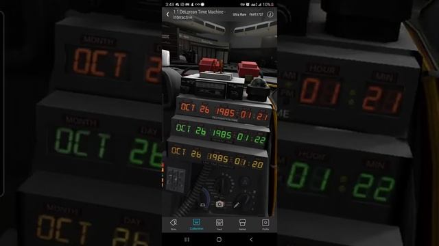 DeLorean NFT - Veve Ultra Rare walk around смотреть онлайн