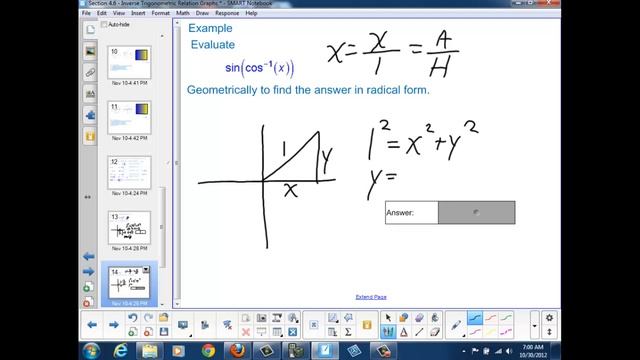 Lesson 4-06: Inverse Trigonometric Relation Graphs, Part III смотреть онлайн