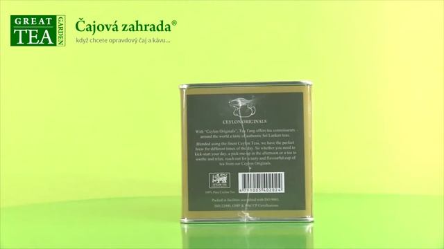 Tea Tang Ceylon Royal Tea Organic 100g v dóze смотреть онлайн