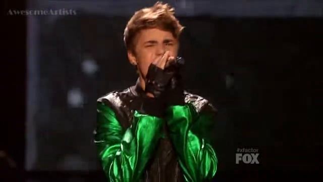 Justin Bieber con Stevie Wonder en The X Factor USA - The Christmas Song смотреть онлайн
