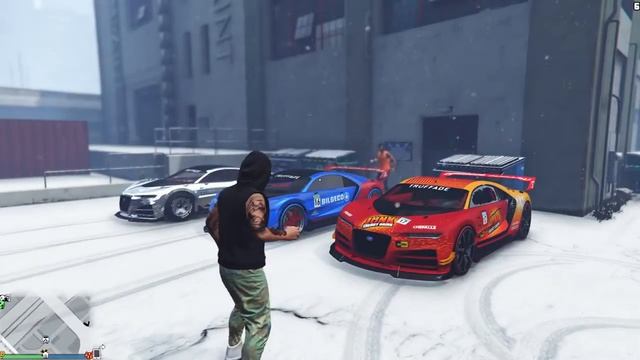ТЮНИНГ И ЗИМНИЙ ДРИФТ НА NERO В GTA 5 смотреть онлайн