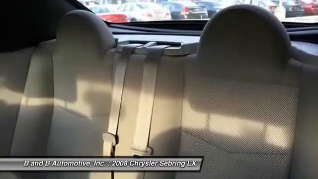 2008 Chrysler Sebring LX Fairless Hills PA 19030 смотреть онлайн