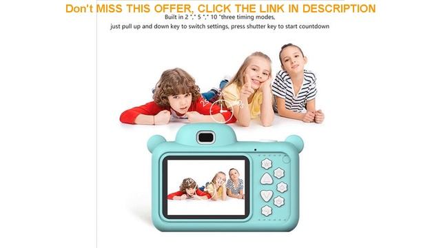 Best Kids Mini Children Digital Camera 2.4 inch IPS Screen 24MP HD 1080P Video Camcorder Selfie SLR смотреть онлайн