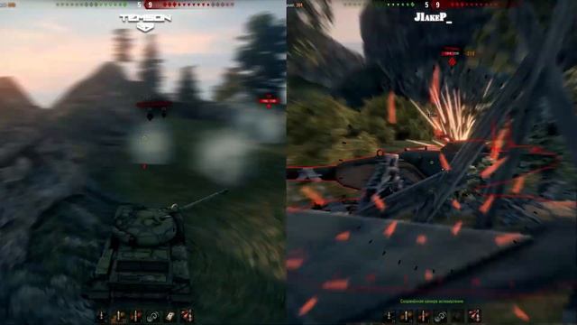 Взвод против рандома. Т-62А, Leopard 1. смотреть онлайн