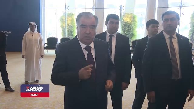 ПЕШВОИ МИЛЛАТ ЭМОМАЛӢ РАҲМОН ДАР ШАҲРИ ДОҲА БО ТИМИ МИЛЛИИ ТОҶИКИСТОН МУЛОҚОТ КАРД смотреть онлайн