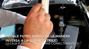 Jeep Compass Patriot Filtro de Aire Motor Instalación Cambio
