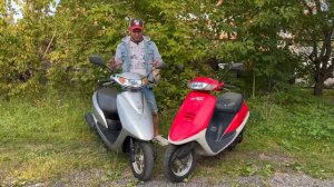 Honda Dio против Honda Tact, битва двух поколений