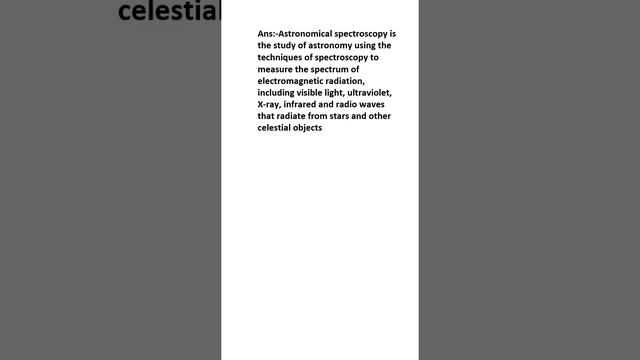 What is Astronomical spectroscopy? смотреть онлайн
