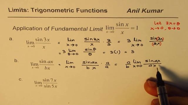 Application Limits of Fundamental Trigonometric Function sin7x/sin5x x approaches zero смотреть онлайн