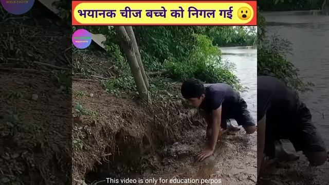 बच्चे को निगल गई भयानक चीज 😮 wait for end ❓ Amezing Facts | shoking Facts | #trending #facts #short смотреть онлайн