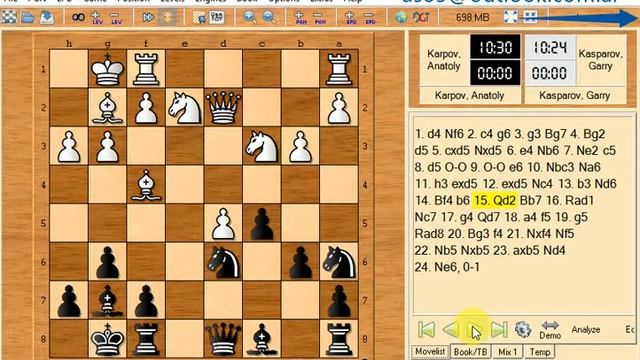 Garry kasparov and karpov a 2009 09 22 valencia 0 1 a568 смотреть онлайн
