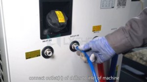 raycus 3000W laser source and chiller installation