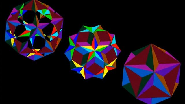 stellation No.14~19 of icosidodecahedron смотреть онлайн