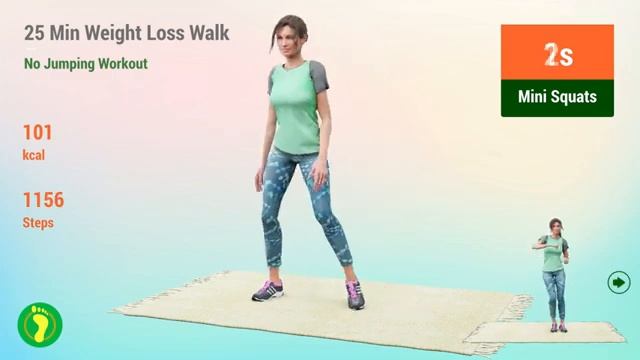 25-минутная кардиотренировка без прыжков!)