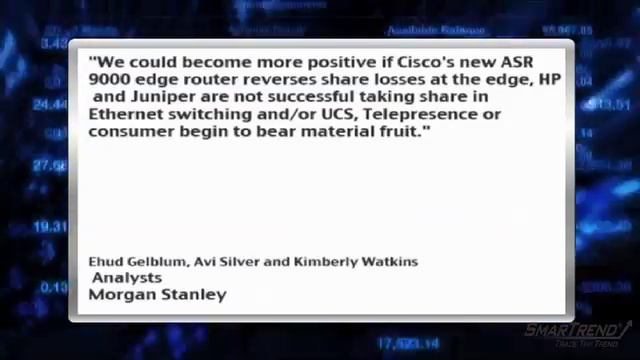 News Update: Morgan Stanley Initiated Coverage Of Cisco Systems (NASDAQ: CSCO) With EW Rating смотреть онлайн