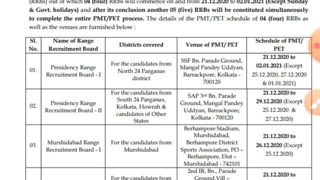 WB Excise Constable 2020 PET & PMT Officials Notice Date / 💥 আবগারি পুলিশ কনস্টেবল ২০২০ মাঠে তারিখ смотреть онлайн