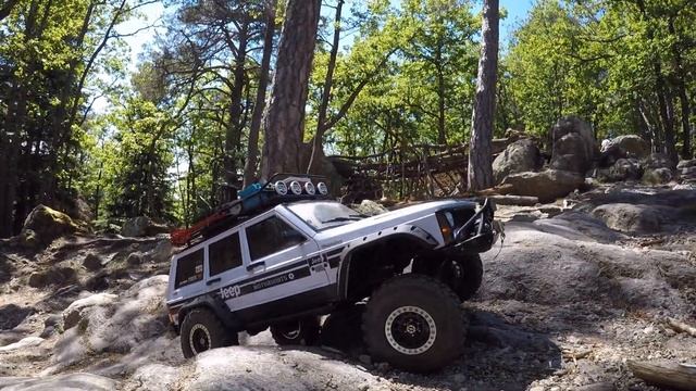 Jeep cherokee XJ Team Raffee frame TRAXXAS TRX4 RC 1/10 4X4 off-road by Rubicon69 смотреть онлайн