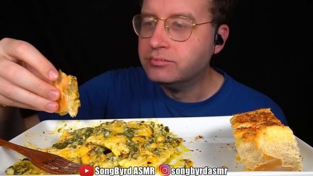 ASMR SPINACH RAVIOLI MUKBANG (No Talking) EATING SOUNDS смотреть онлайн