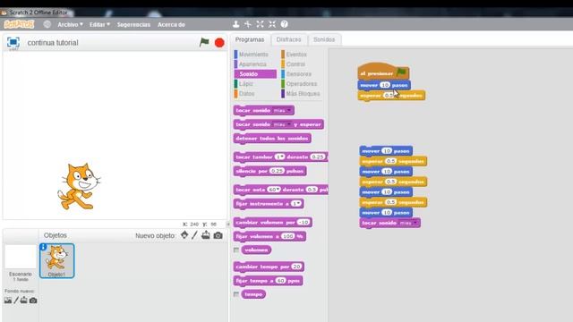 Curso de scratch desde cero en español #2: Como programar con scratch смотреть онлайн