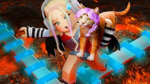 ОББИ НА ДВОИХ, НО Я КОШКА! Roblox