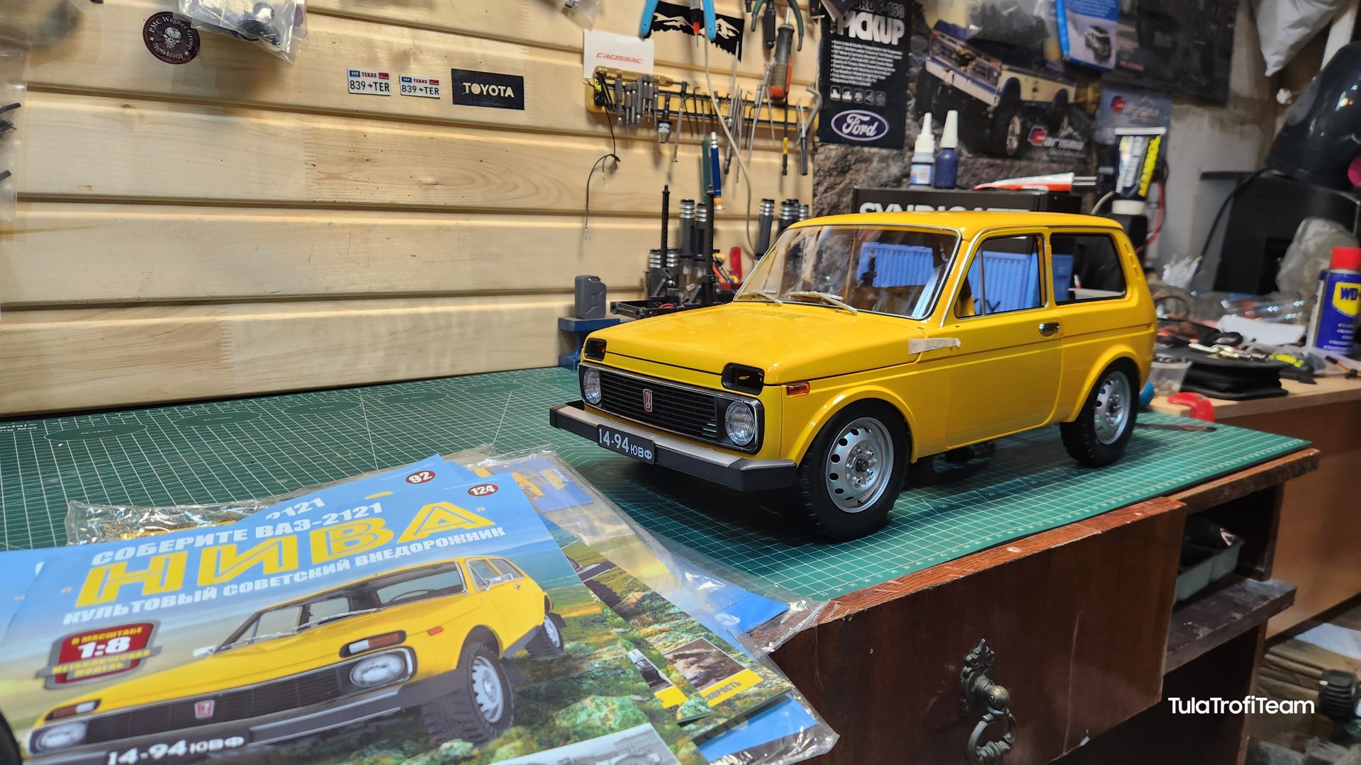 НИВА 2121 hachette коллекция Niva. Выбор донора и сборка кузова смотреть онлайн