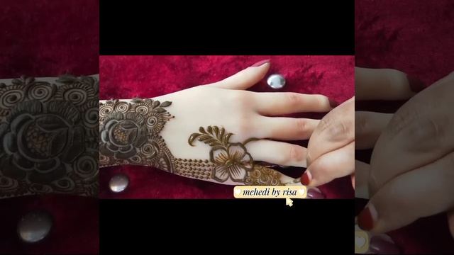 Unix heavy bridal mehendi design 🥰😍🌹 смотреть онлайн