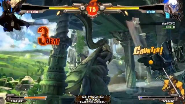 Guilty Gear Xrd -Rev2 titanFOFO (VE) vs cake123 (KY) смотреть онлайн