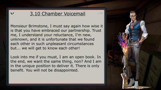 Chamber's recruitment | VALORANT Lore Elements | Patch 3.10 смотреть онлайн