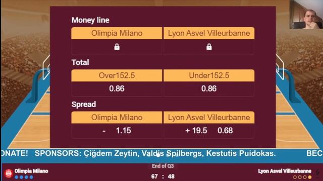 🔴 Live: Milano vs Lyon-Villeurbanne | EuroLeague 2023-2024 | Live Play by Play Scoreboard смотреть онлайн