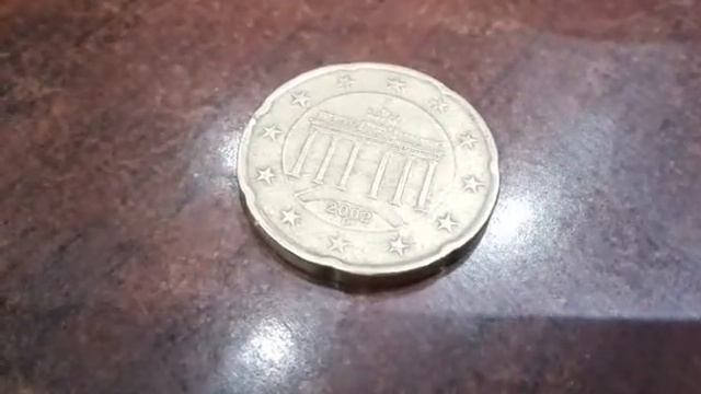 Coin error 20 Euro cent 2002D Germany coin value 20.000.00 $ смотреть онлайн