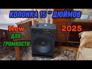 Новая колонка 2025 на динамике 15 дюймов Leem