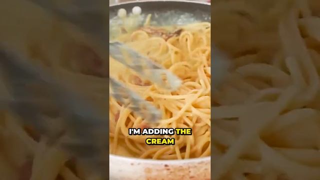 Uncovering an Insane Creamy Carbonara Recipe without Cream!#shorts смотреть онлайн