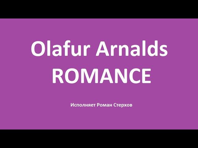 Olafur Arnalds "Romance"