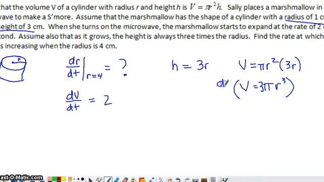 Related Rates - Expanding Cylinder смотреть онлайн