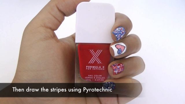 4th Of July Heart Nail Art Tutorial | Formula X смотреть онлайн
