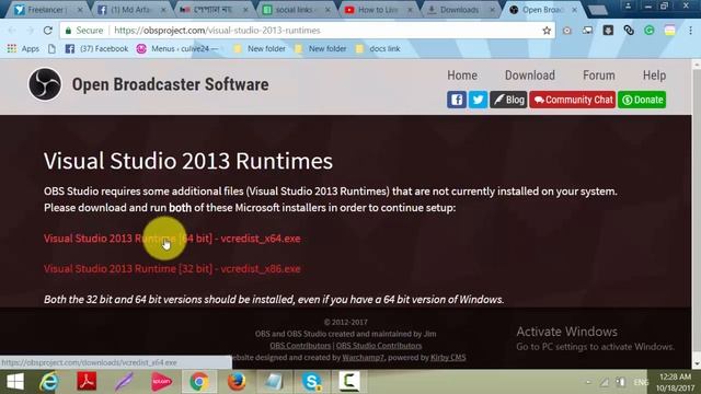 How to download and intall OBS Studio Part-1 | facebook video live from computer смотреть онлайн