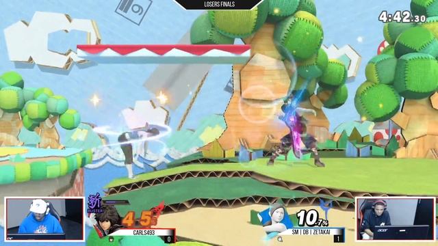 SmashLAN'd 89 - Losers Finals: Carls493 (Shulk) vs SM | DB | Zetakai (Wii Fit Trainer) смотреть онлайн