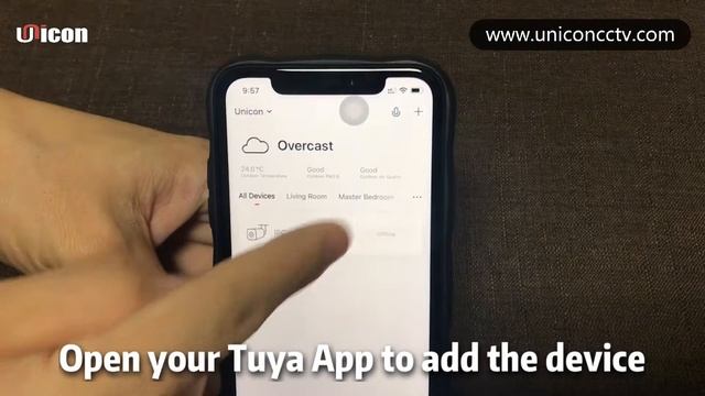 Unicon Vision Tuya Mini Wifi Battery Camera Mobile Configuration Video