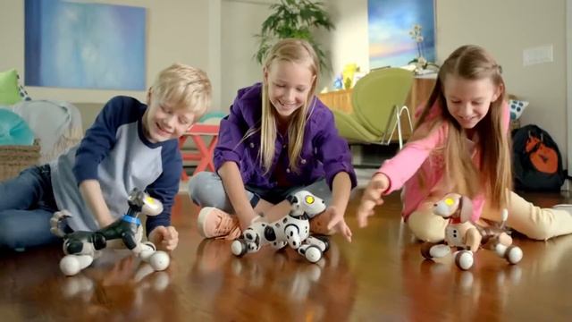 Интерактивный Щенок ZOOMER Зумер (64 команды на русском) на 15 Toys.RU смотреть онлайн