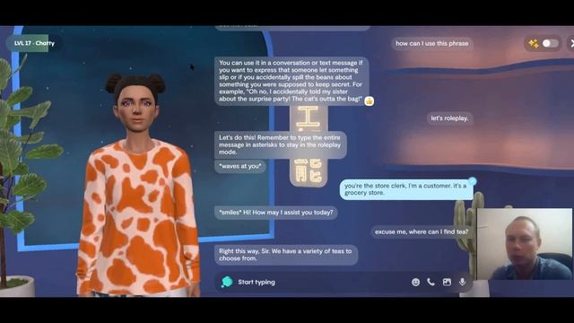 Учимся общаться на английском бесплатно. GPT, Replika, Paradot смотреть онлайн