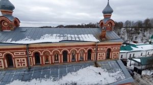 Староладожский Никольский мужской монастырь. Снимаю на колокольне.