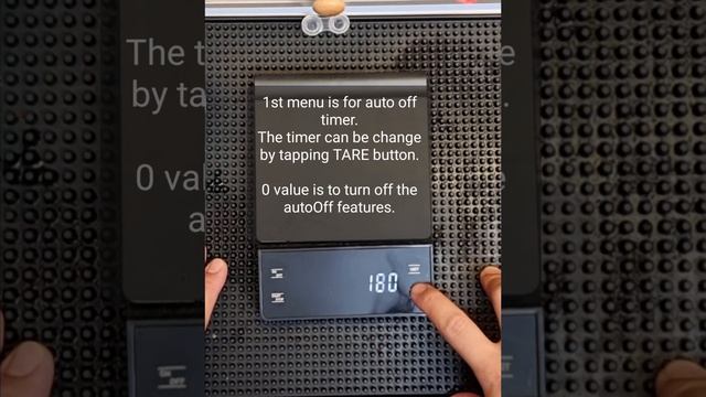 How to adjust auto off timer and calibrate OEM coffee scale model EK6002. смотреть онлайн