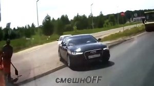 Идиоты за рулем 2017  Дураки  и безумные водители на дорогах, Прикол, Шок