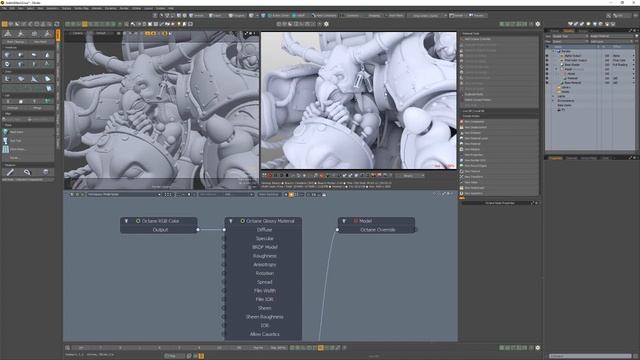 Modo _ Octane Render Viewport Navigation смотреть онлайн