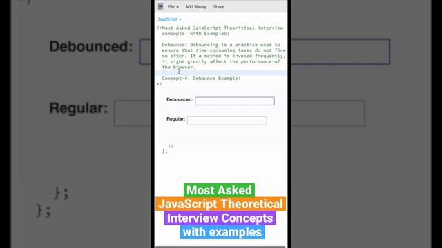 (Q-23) Most important JavaScript theoretical interview concepts #interview #frontend #javascript смотреть онлайн