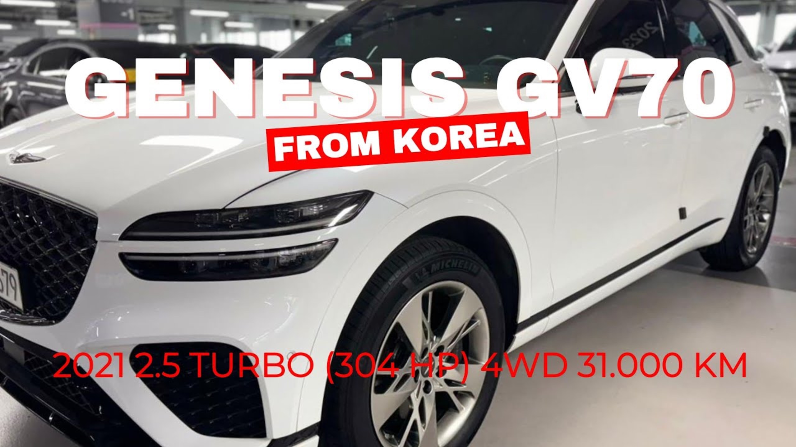 GENESIS GV70 2.5 TURBO AT 4WD ИЗ КОРЕИ! ДЕТАЛИ В ОПИСАНИИ ПОД ВИДЕО! смотреть онлайн