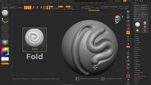 Fold Brush_ ZBrush All Brushes (720p)