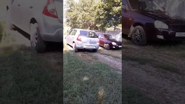 ГАЗель, Рено Сандеро и Приора / Машины моего двора в одном видео смотреть онлайн