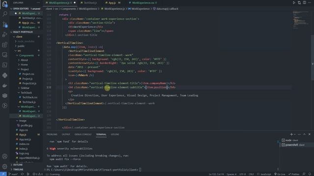 React webportfolio Опыт работы Компонент #15 смотреть онлайн